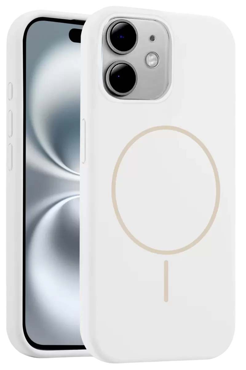 iPhone 11 Kılıf Jully Magsafe Kapak - Beyaz
