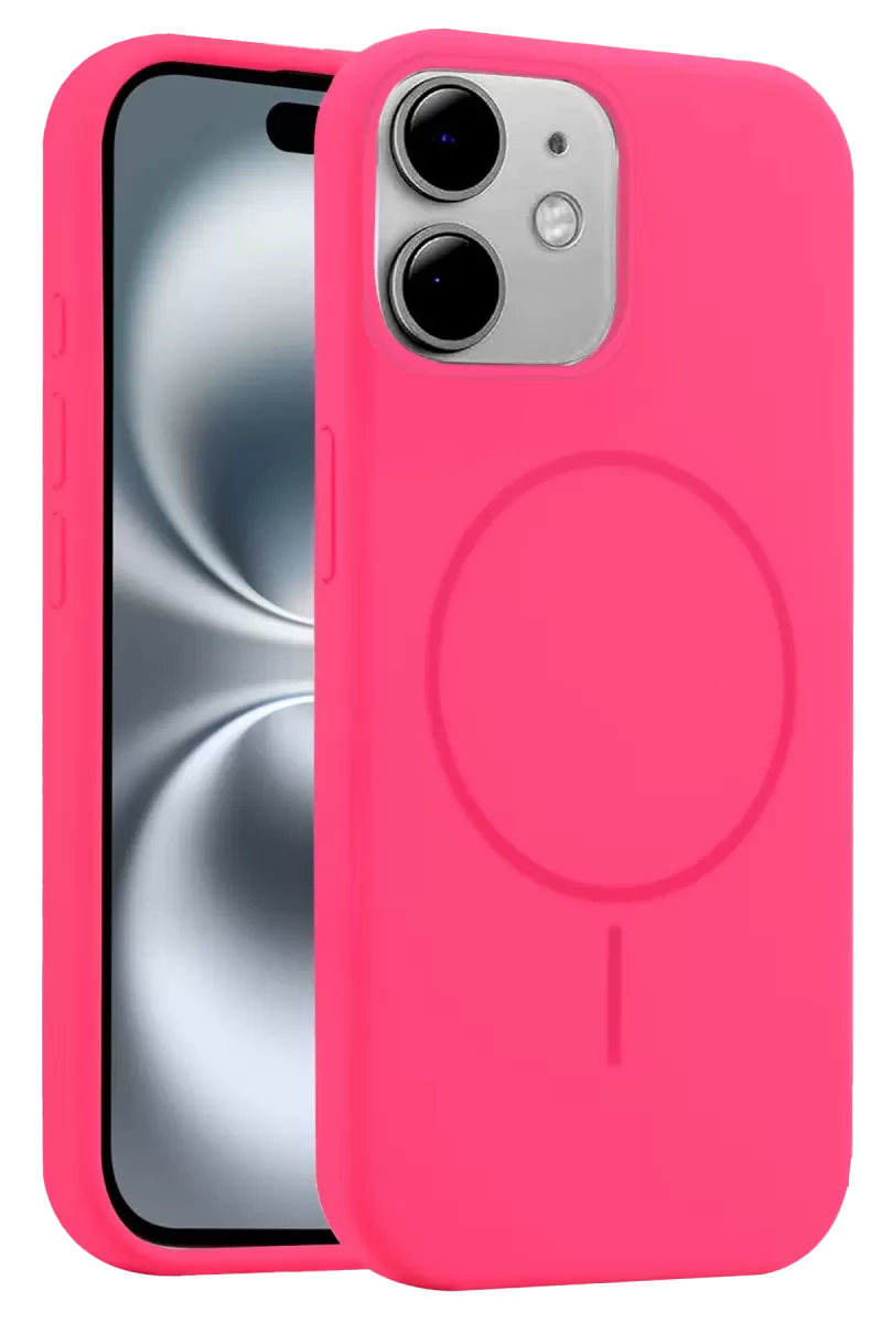 iPhone 11 Kılıf Jully Magsafe Kapak - Pembe