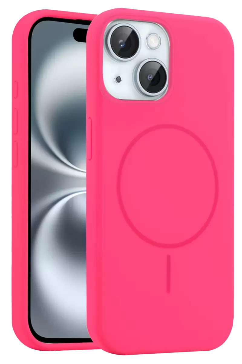 iPhone 14 Kılıf Jully Magsafe Kapak - Pembe