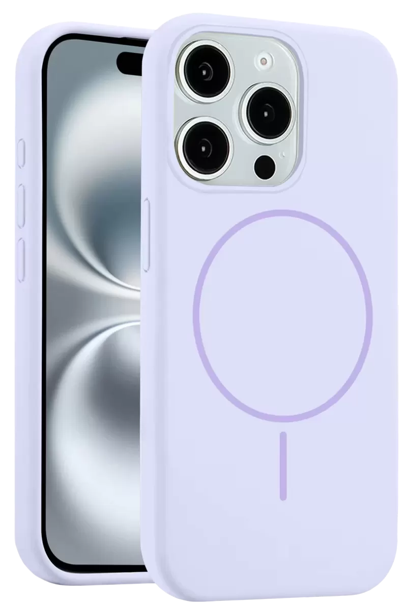 iPhone 14 Pro Max Kılıf Jully Magsafe Kapak - Lila