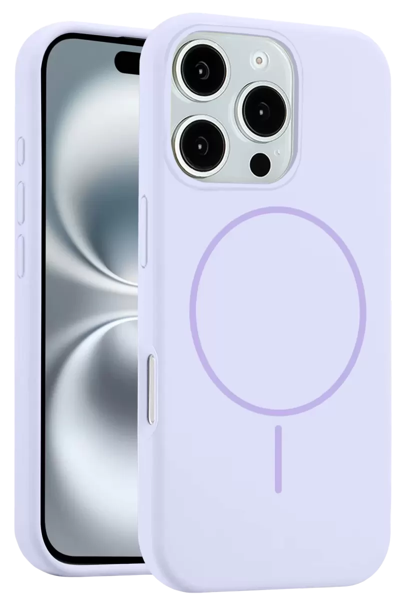 iPhone 16 Pro Max Kılıf Jully Magsafe Kapak - Lila