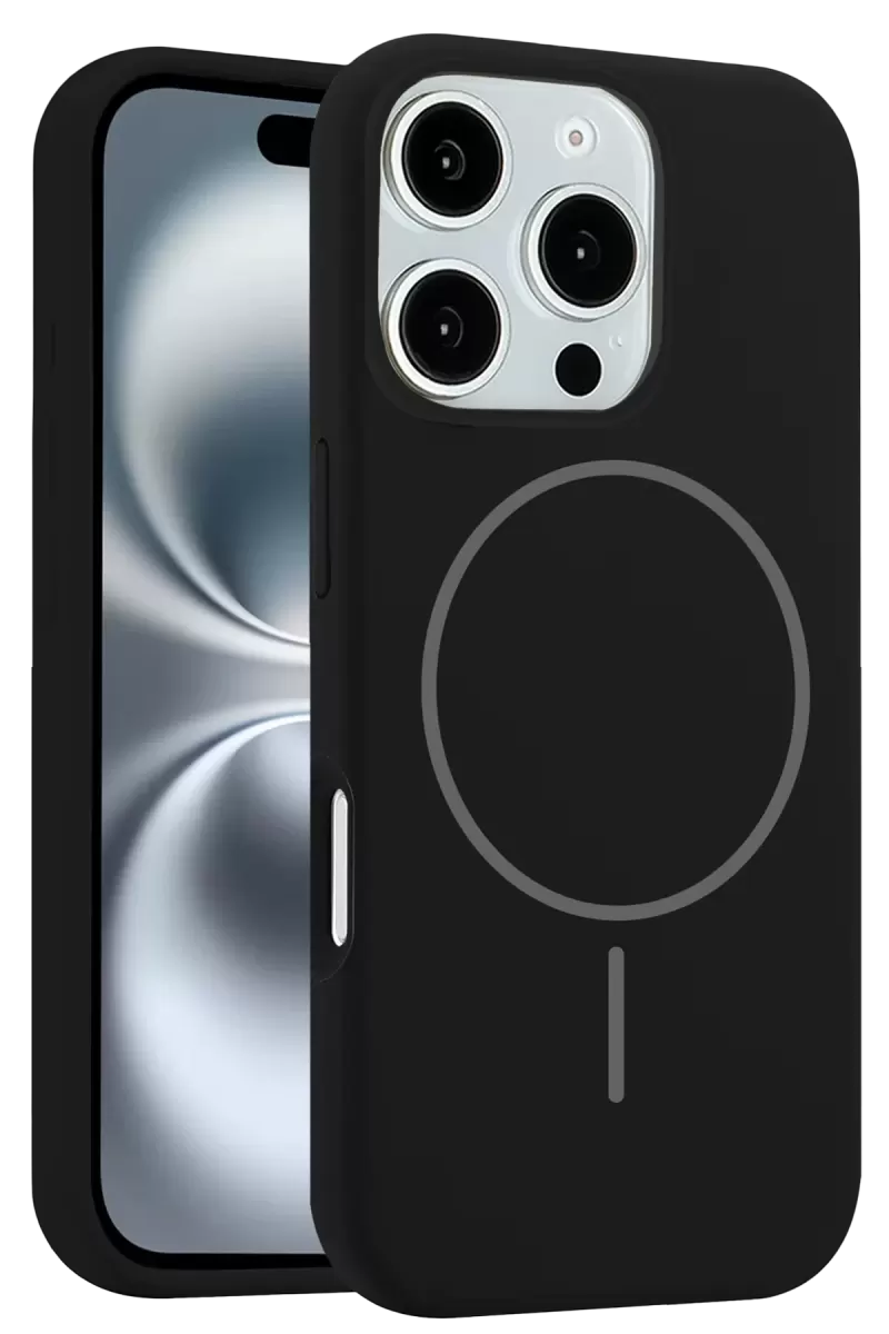 iPhone 16 Pro Max Kılıf Jully Magsafe Kapak - Siyah
