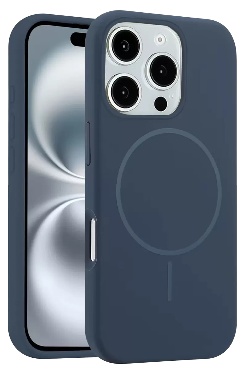 iPhone 16 Pro Max Kılıf Jully Magsafe Kapak - Lacivert
