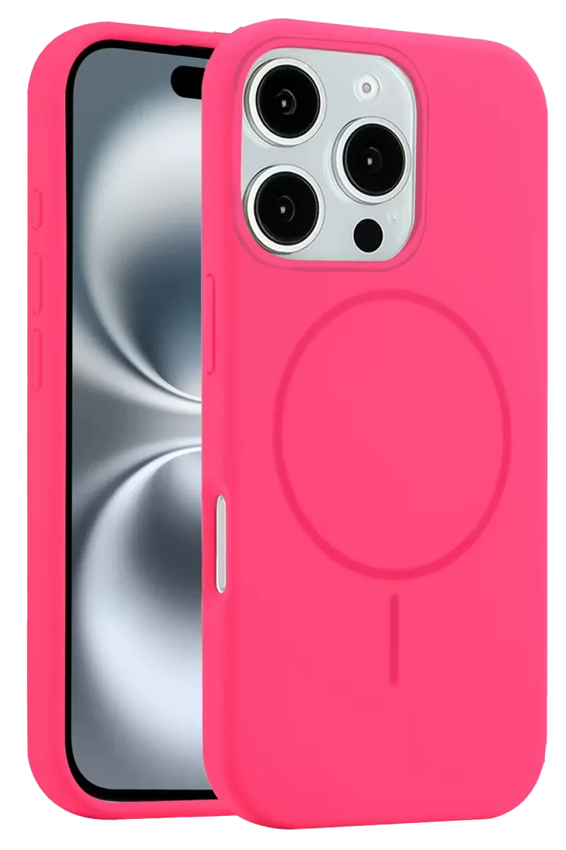 iPhone 16 Pro Max Kılıf Jully Magsafe Kapak - Pembe