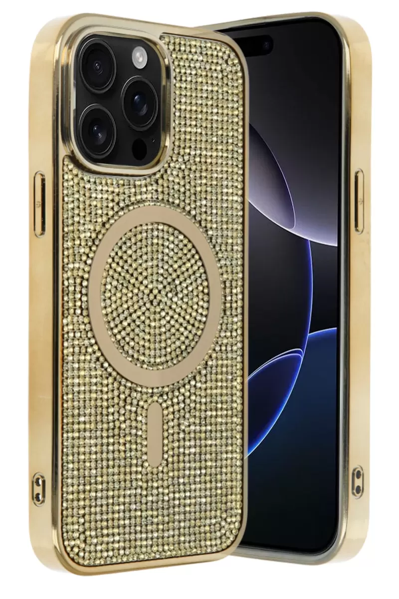 iPhone 14 Pro Max Helen Magsafe Kapak - Gold