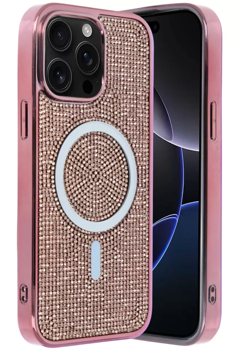 iPhone 14 Pro Max Helen Magsafe Kapak - Pembe