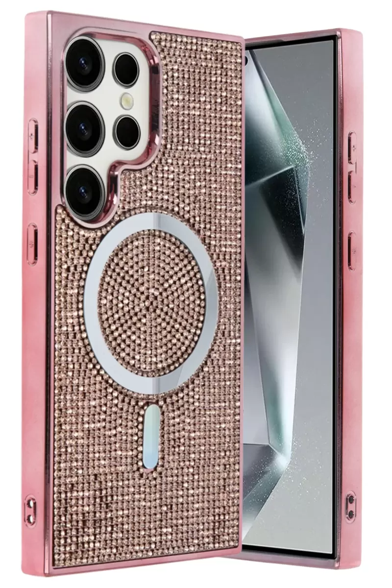 Galaxy S24 Ultra Helen Magsafe Kapak - Pembe