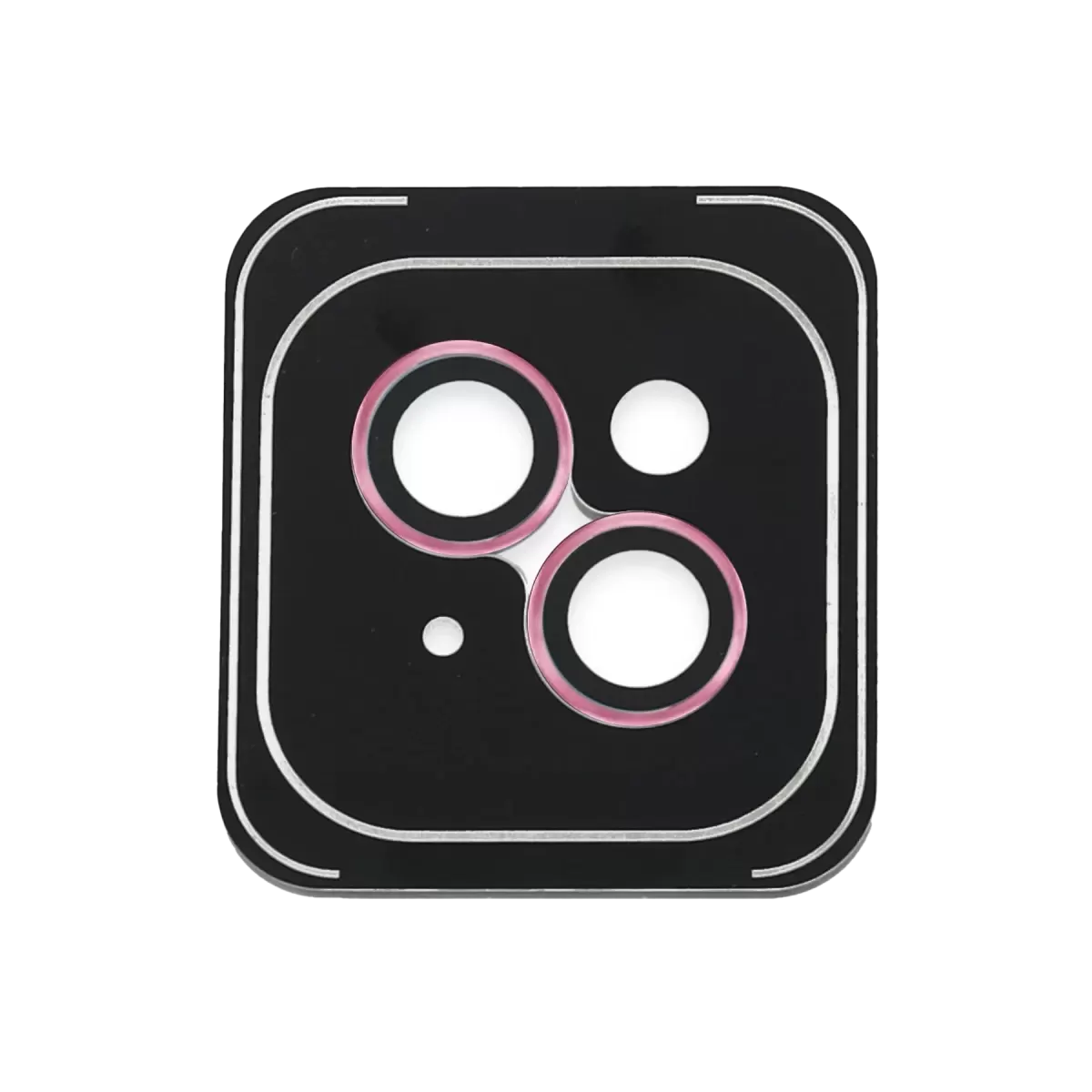 iPhone 14 PVD Metal Kamera Lens - Pembe