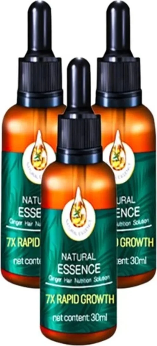 Essence Parlak Uzun Sağlam Saçlar ve Sakallar Serumu 3ADETX30 ml Ölçeğinde Natural Essence