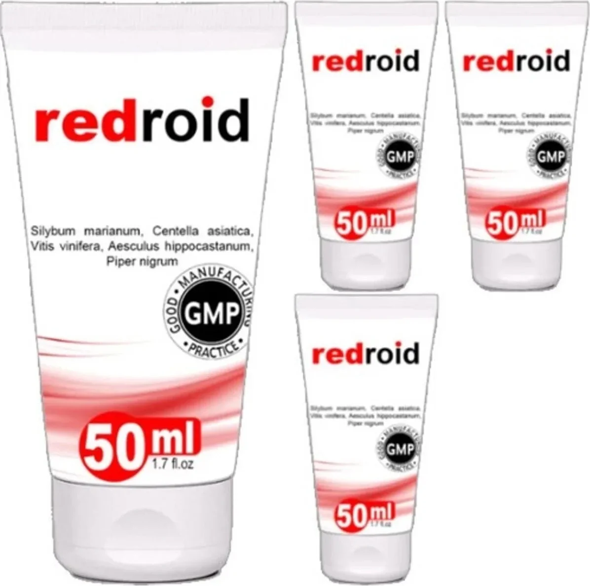 Süper Redroid 4 Adet Masaj Kremi 50 ml Özel Krem