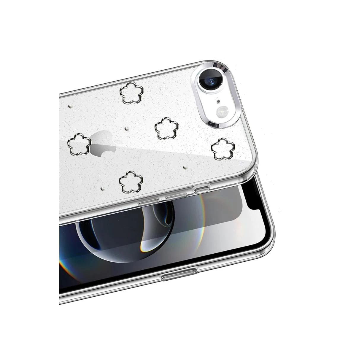 iPhone 16E Fiyonk Desenli Kapak - Desen 2