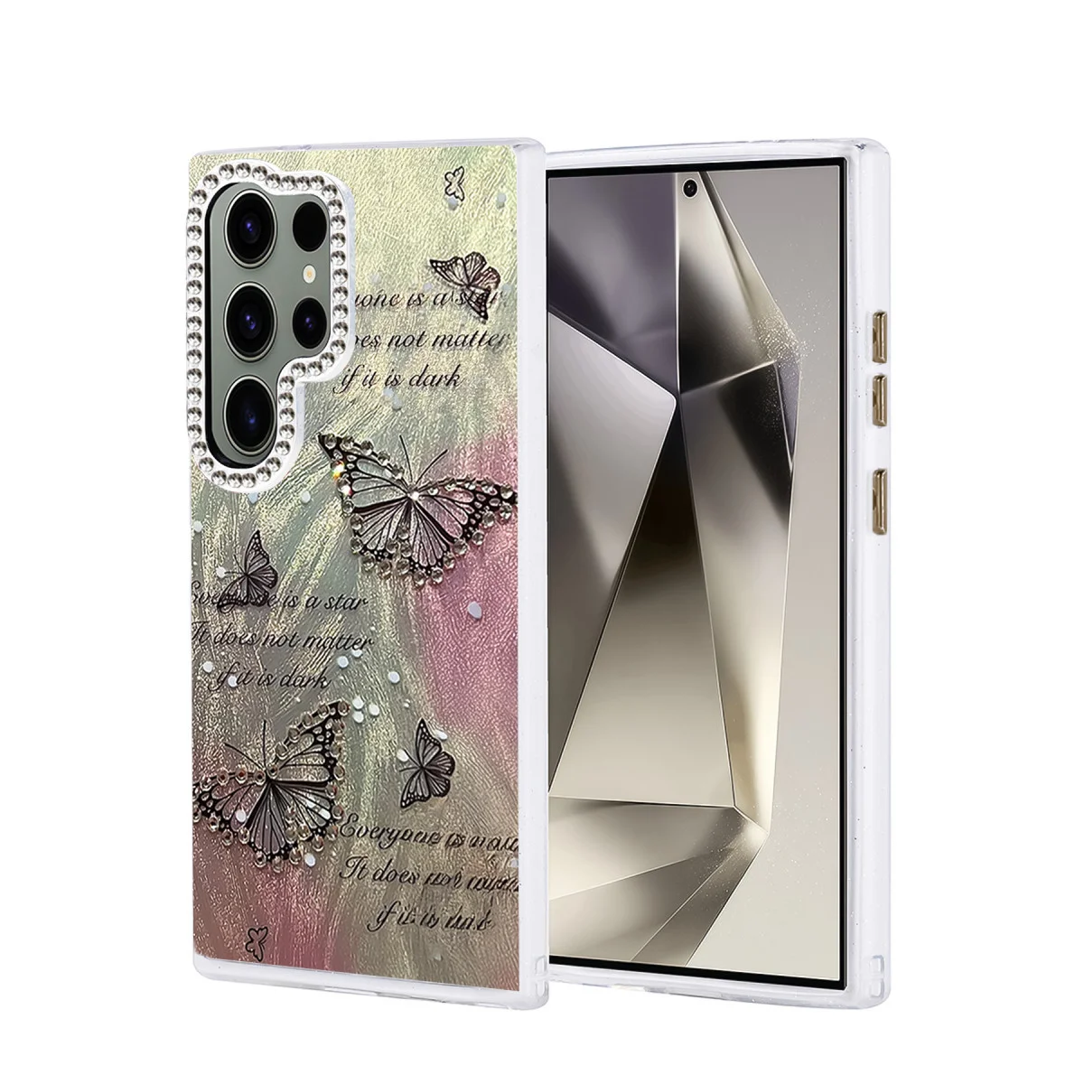 Galaxy S23 Ultra Kılıf Blade Aynalı Desenli Kapak - Desen 6