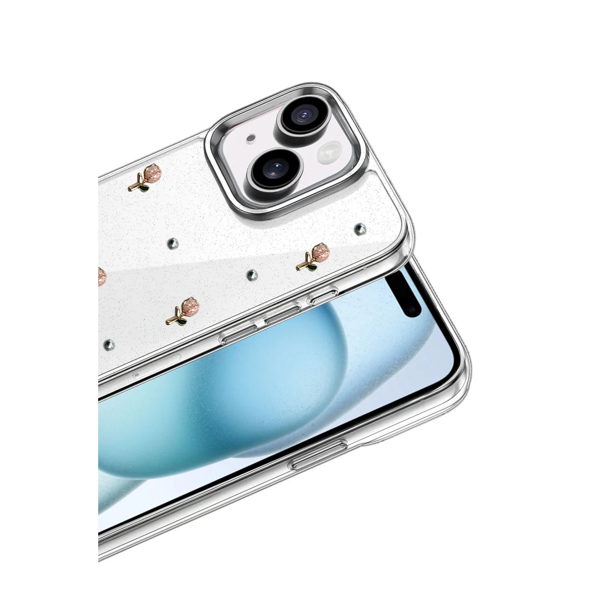iPhone 14 Fiyonk Desenli Kapak - Desen 6
