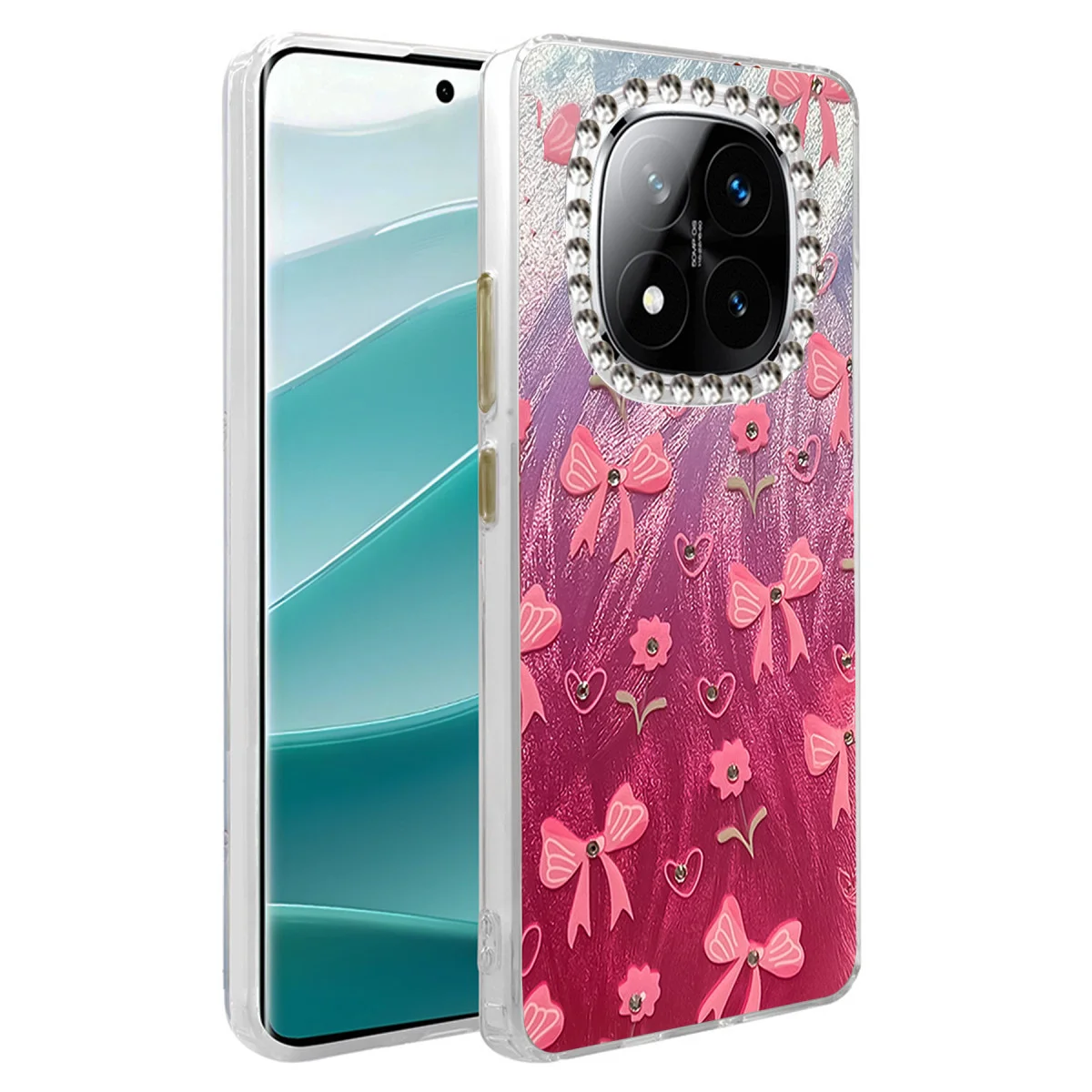 Redmi Note 14 Pro 5G Kılıf Blade Aynalı Desenli Kapak - Desen 3