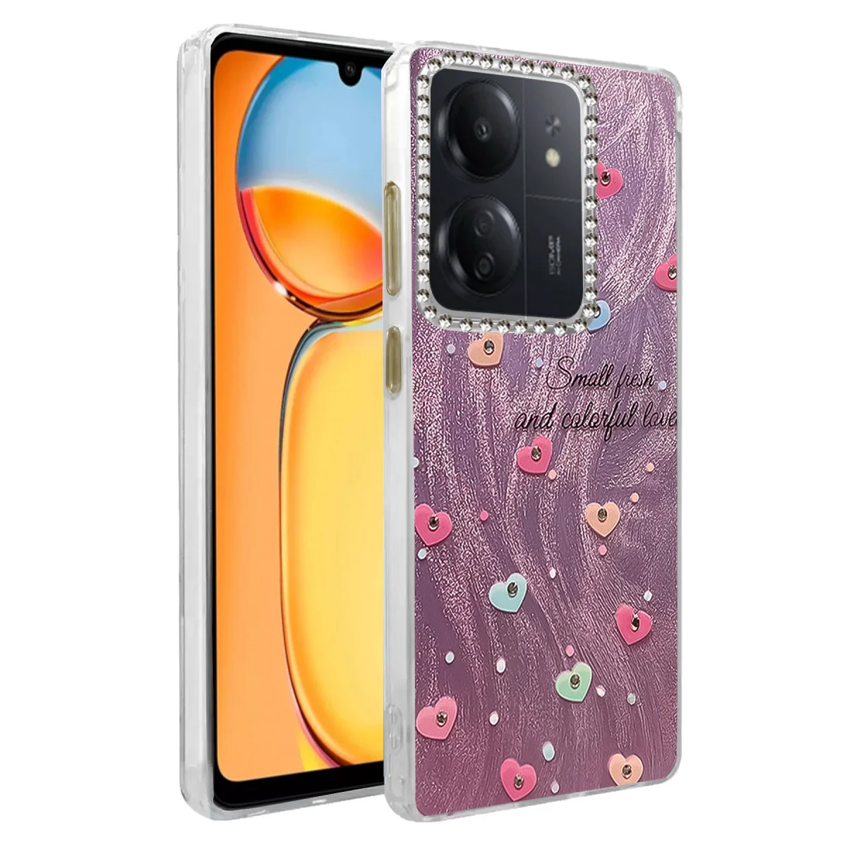 Redmi 13C Kılıf Blade Aynalı Desenli Kapak - Desen 8