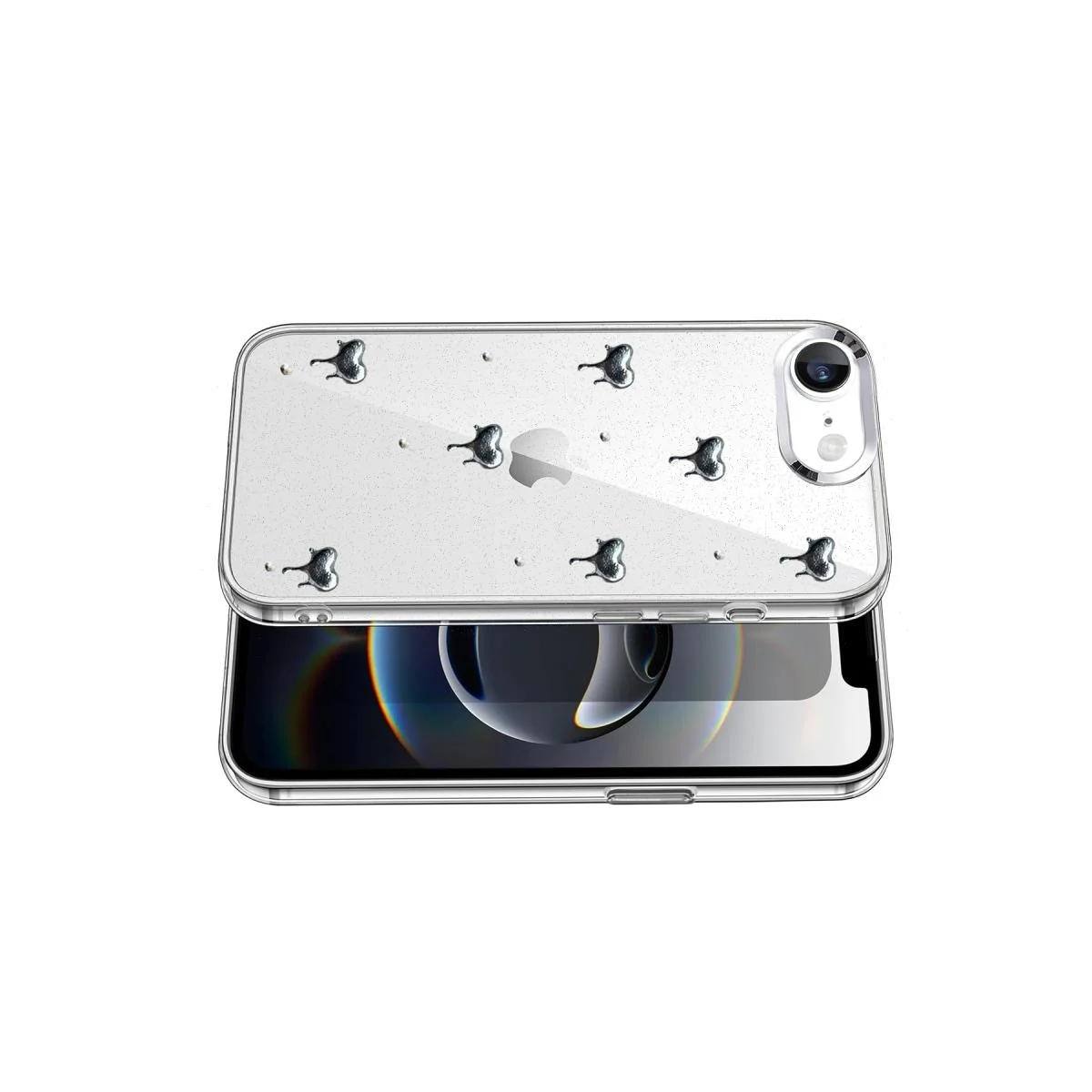 iPhone 16E Fiyonk Desenli Kapak - Desen 1