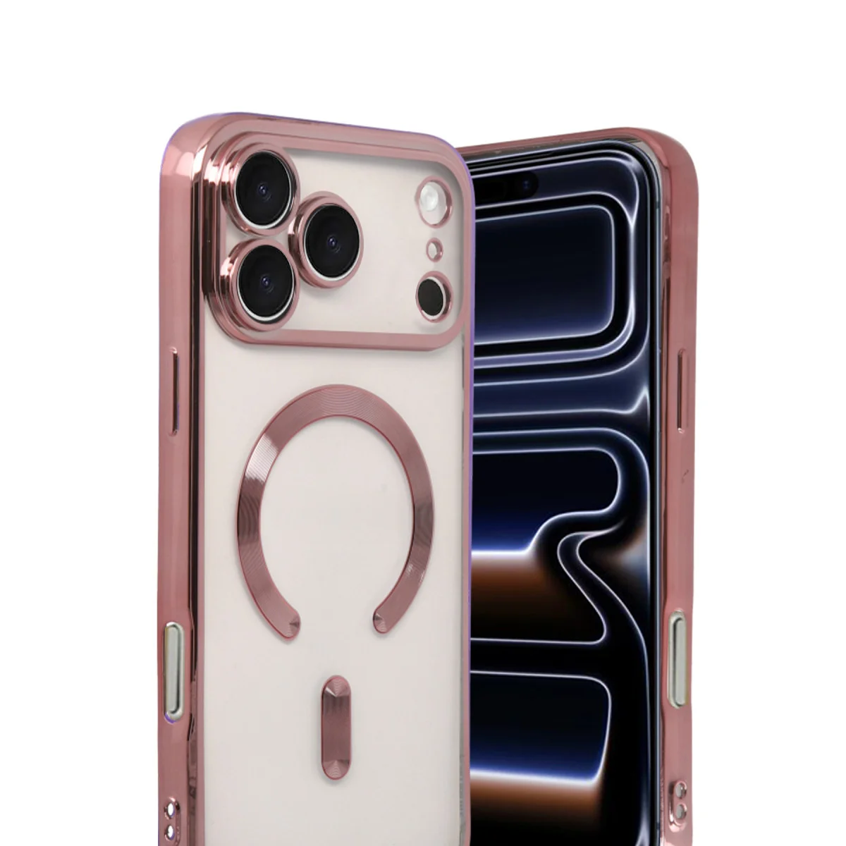 iPhone 17 Pro Kross Magneticsafe Kapak - Rose