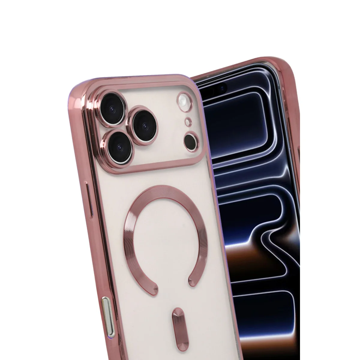 iPhone 17 Pro Kross Magneticsafe Kapak - Rose
