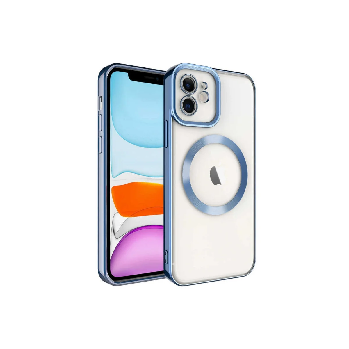 iPhone 11 Kılıf Kross Magneticsafe Kapak - Sierra Blue