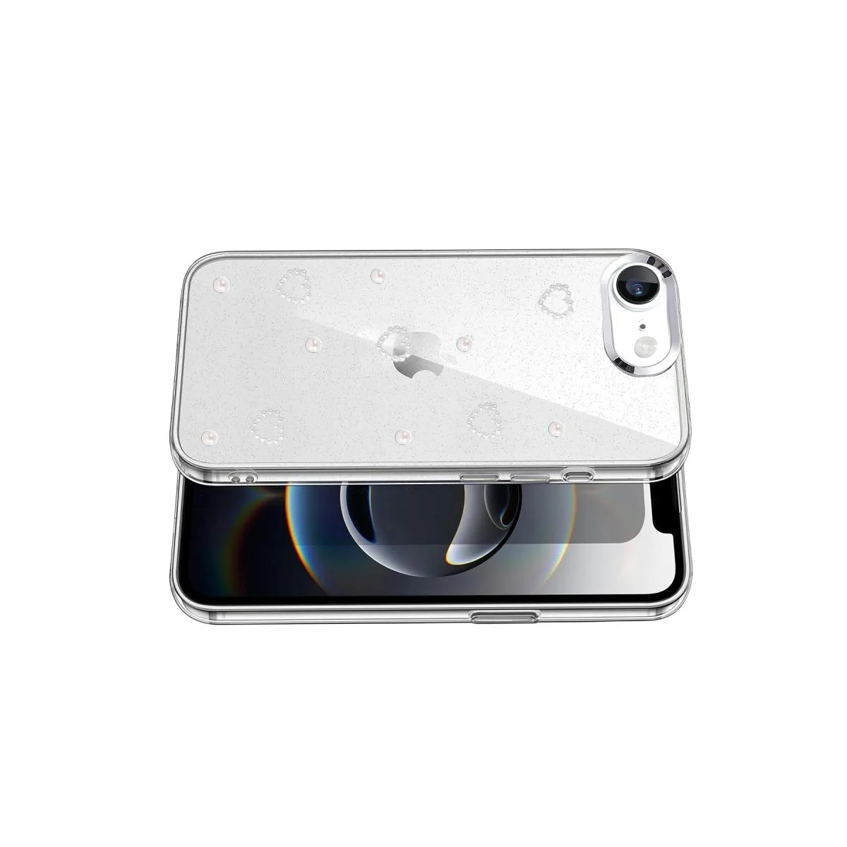iPhone 16E Fiyonk Desenli Kapak - Desen 10