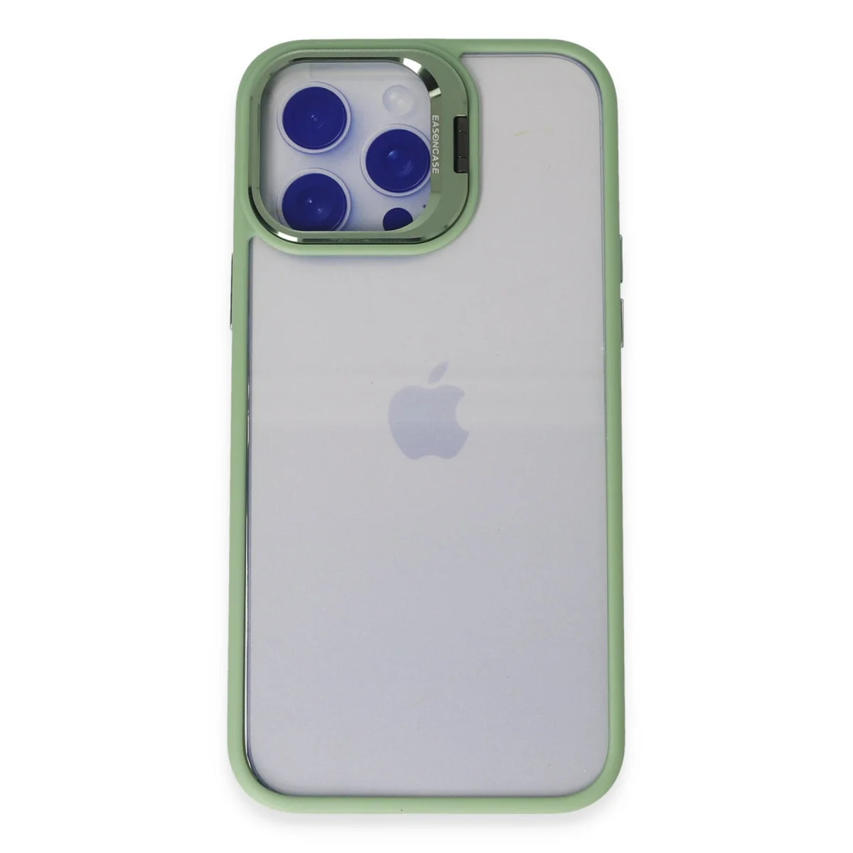 iPhone 15 Pro Max Kılıf Roblox Lens Standlı Kapak - Yeşil