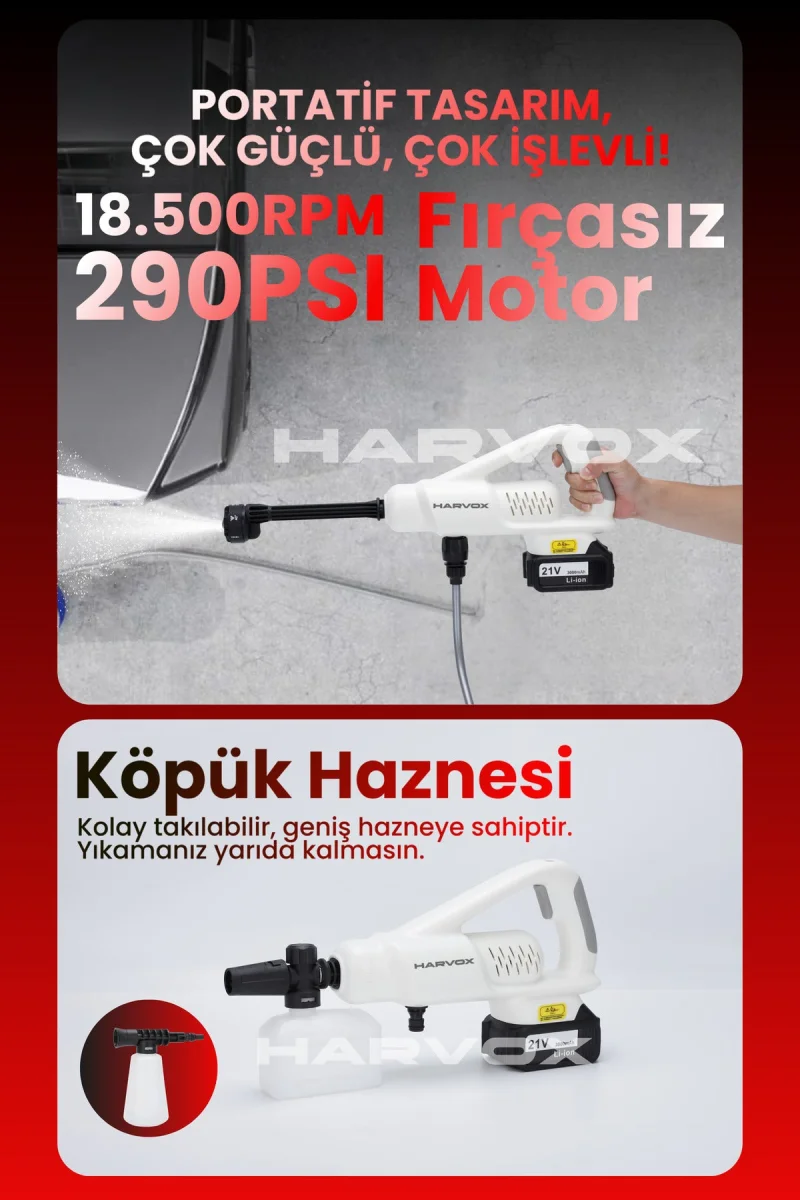 X-4000 Yüksek Basınçlı Araç Yıkama Makinesi