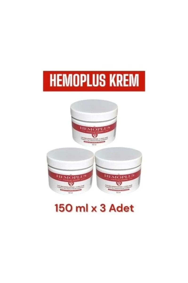 Hemoplus Rahatlatma Bakım Kremi 150 ml  x 3 Adet