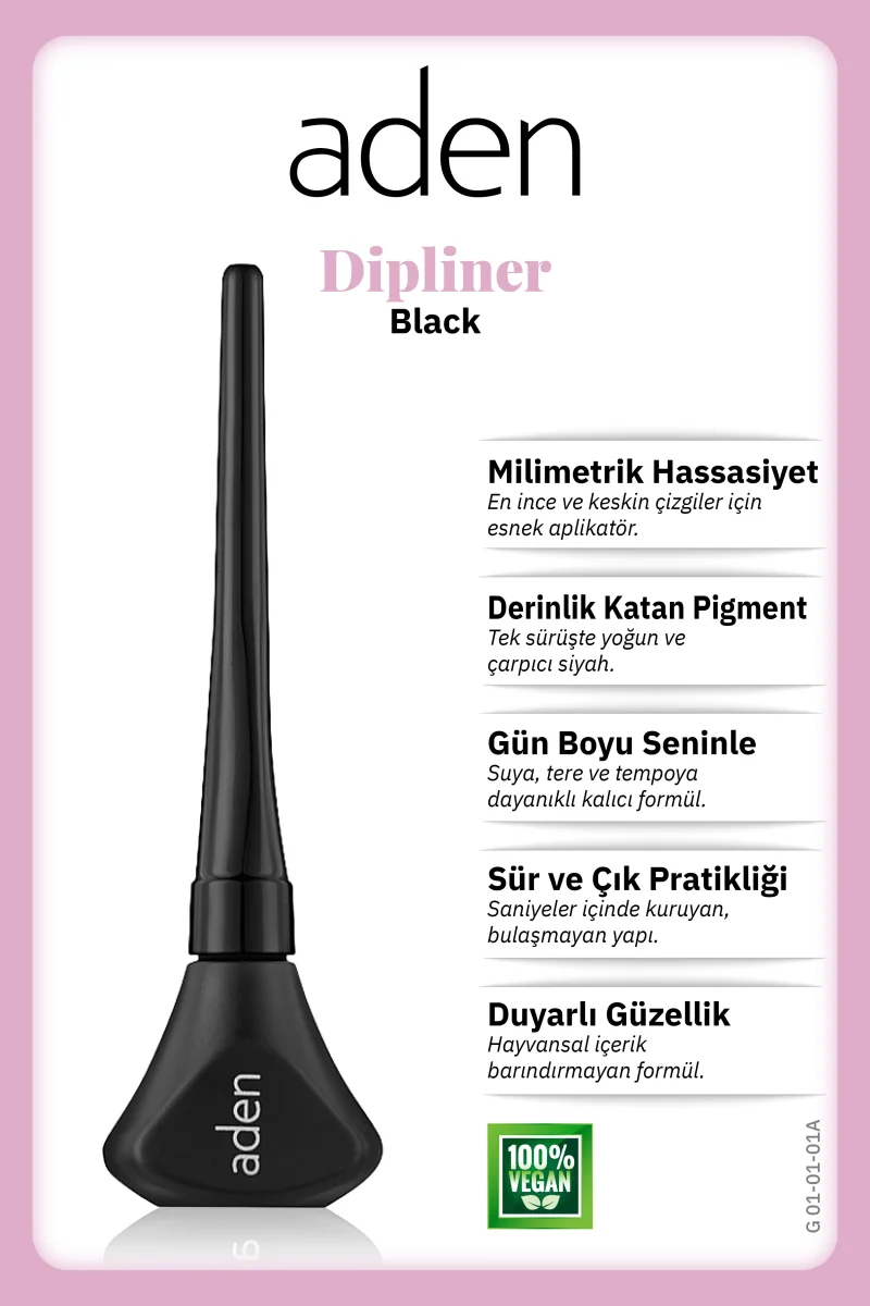 Aden Dipliner Black - Siyah