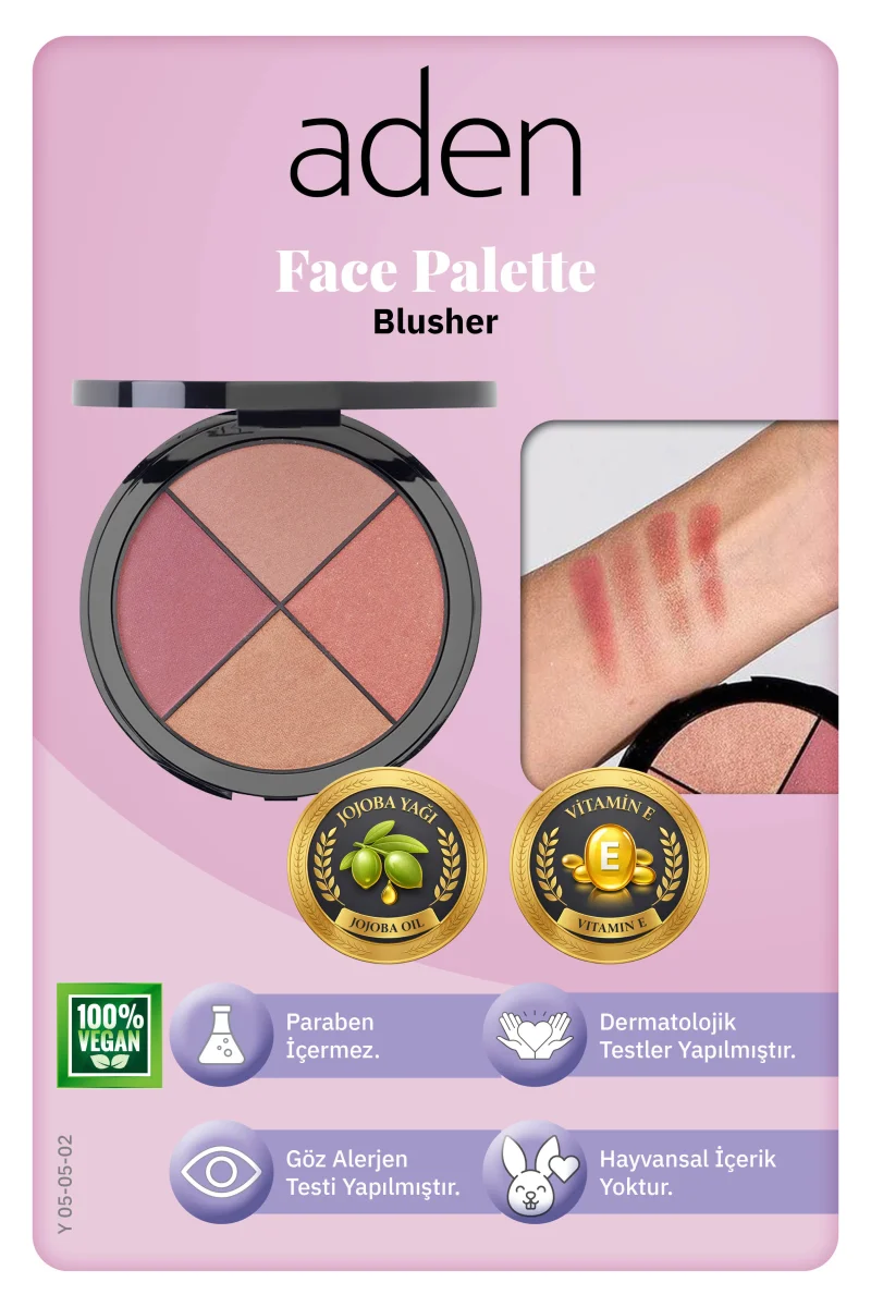 Aden Blusher Palette - Allık Paleti