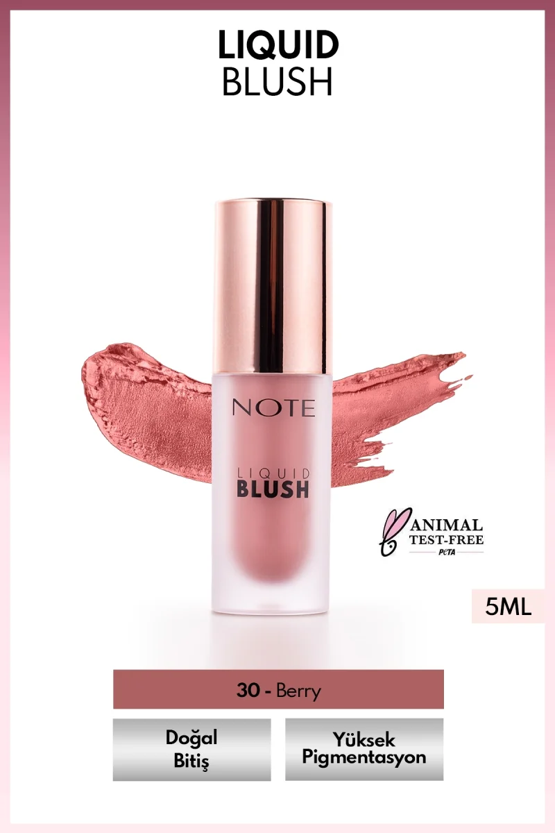 Cosmetics Liquid Blush Nemlendirici Etkili Likit Allık - 20 Coral