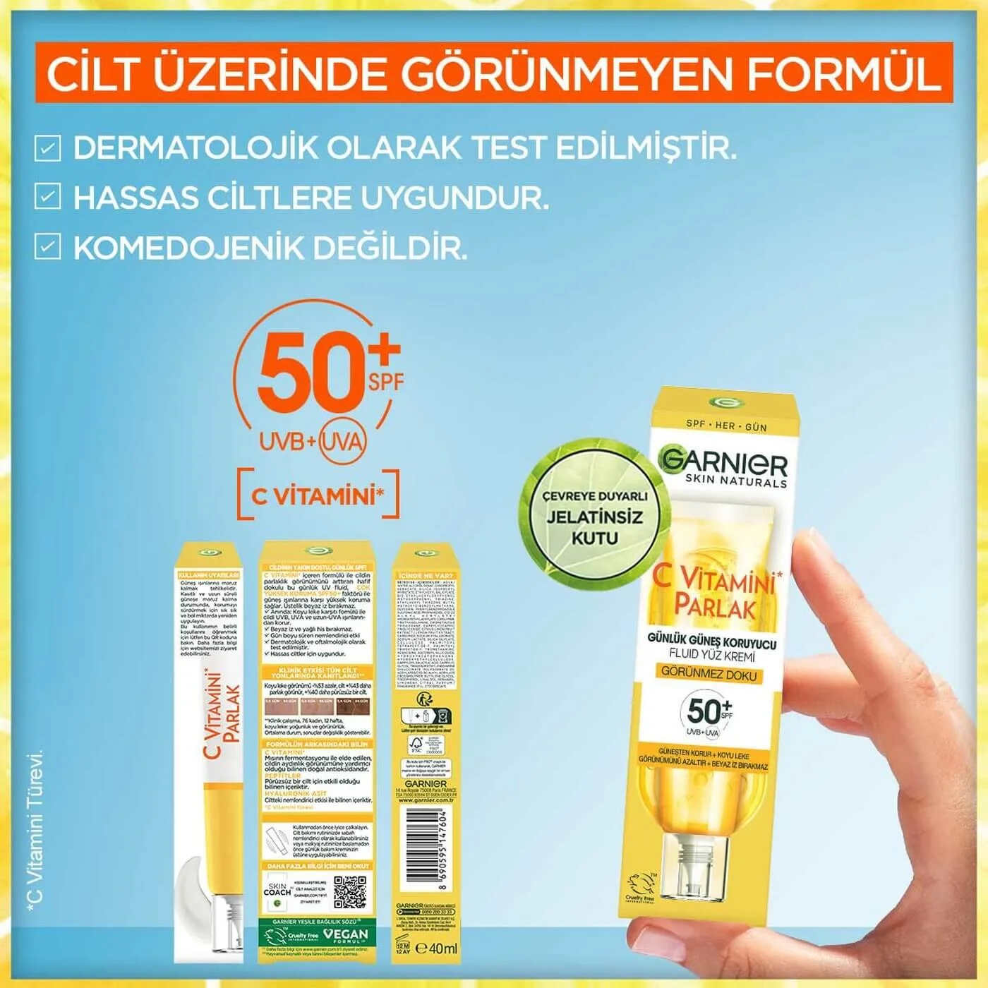 Skin Vitamin C Parlaklik Yüz Kremi SPF