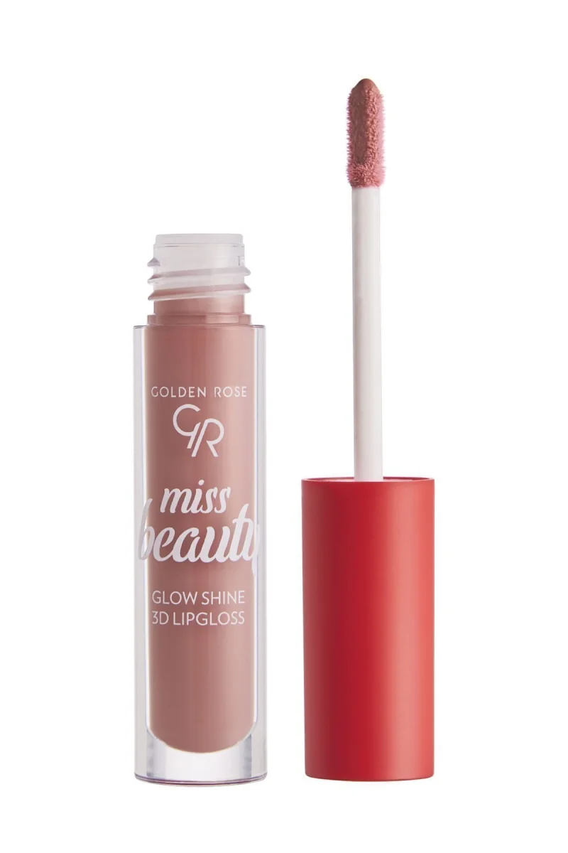 Miss Beauty Glow Shine 3D Lipgloss No: 01 Nude Chic - Hacim: Etkili Dudak Parlatıcısı