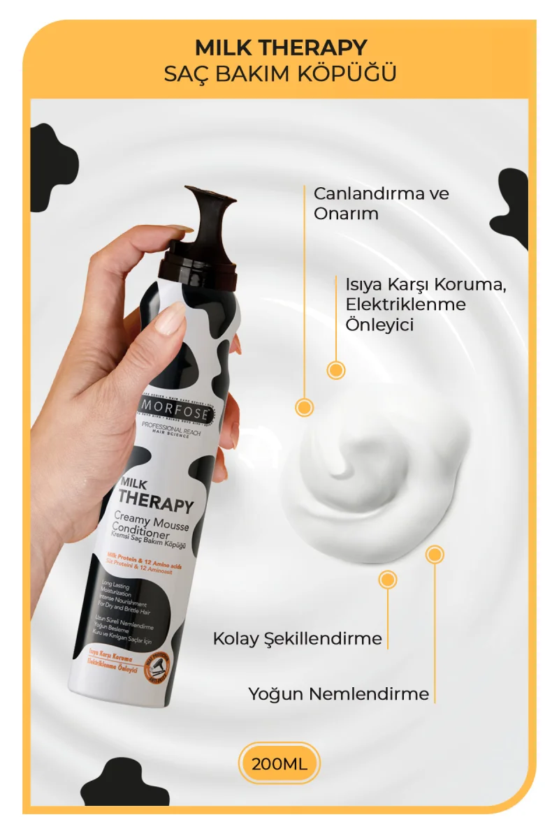 Milk Terapi Saç Köpüğü 200 Ml