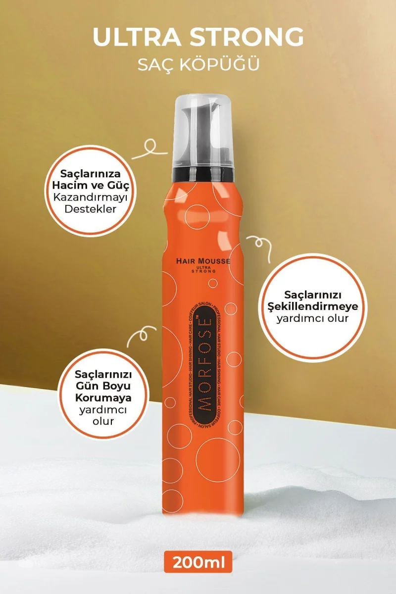 Ultra Strong Saç Köpüğü 200 Ml