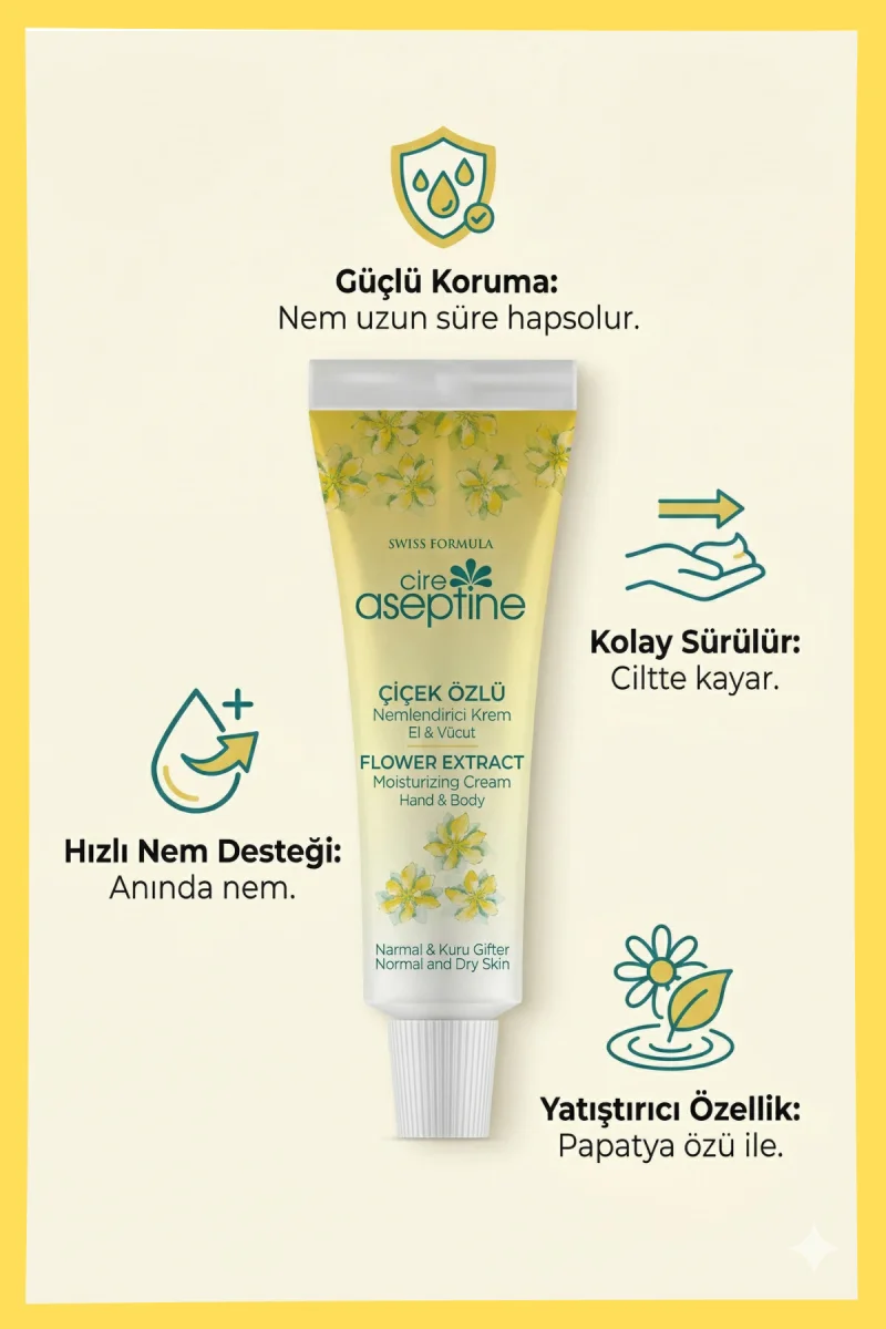 Krem Tüp 30 Ml Çiçek Özlü