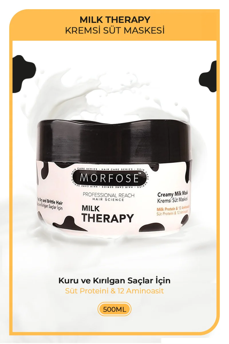 Milk Therapy Saç Maskesi 500 Ml - Besleyici, Koruyucu Etki