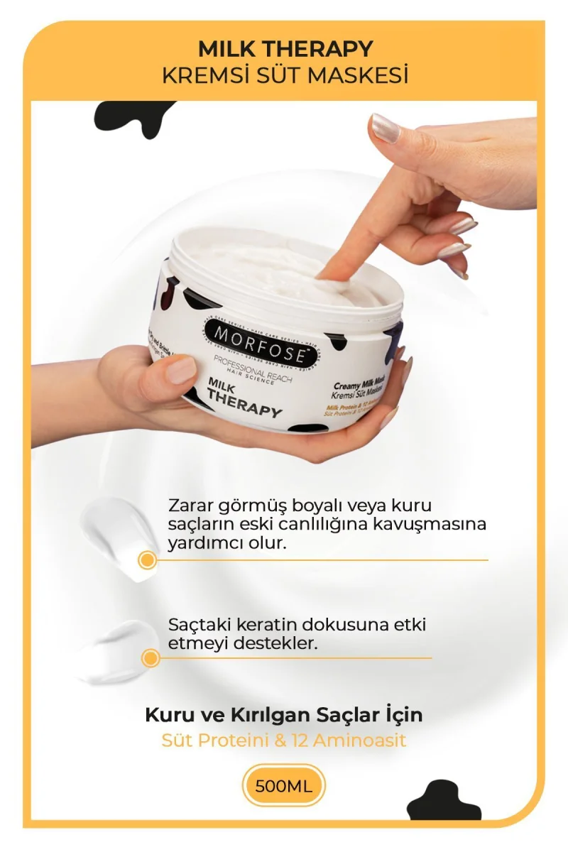 Milk Therapy Saç Maskesi 500 Ml - Besleyici, Koruyucu Etki