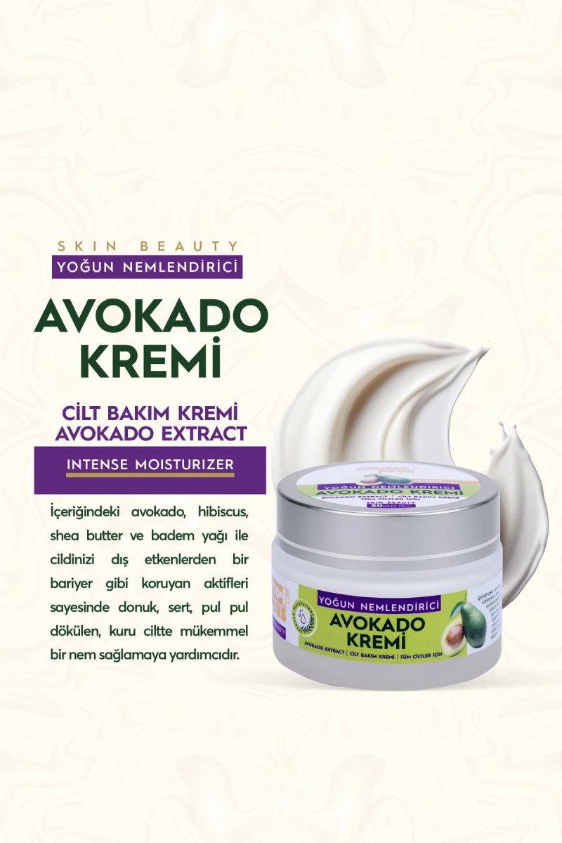 AVAKADO NEMLENDİRİCİ CİLT KREM 50 ML