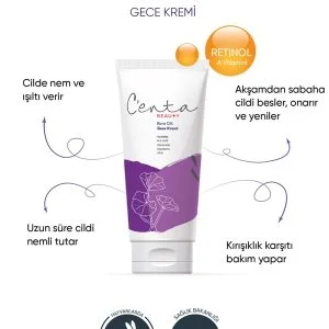 Beauty Yüz Bakim Kremi & Leke Ve Yaşlanma Karşıtı Sıkılaştırıcı Gece Bakim Kremi 50ML ***