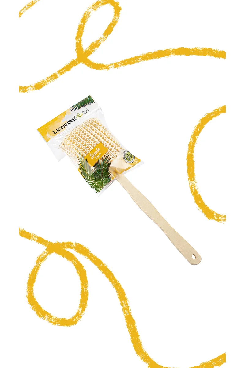Spa Sisal Sopali Sirt Fırçası L-434