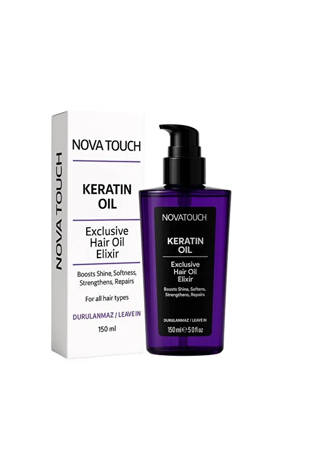 Keratin Aşırı Yıpranmış Saçlar Için Keratin Bakım Yağı 150 ml