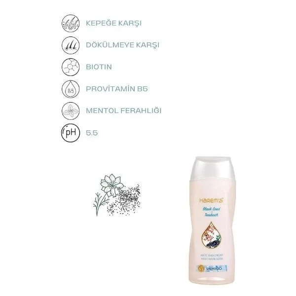 Şampuan & Çörekotu Ve Mentol Şampuan 350ML