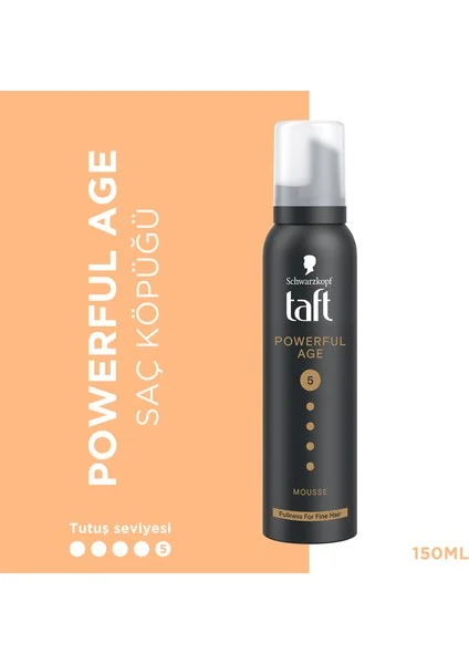 SAÇ KÖPÜĞÜ 150 ML POWERFUL AGE