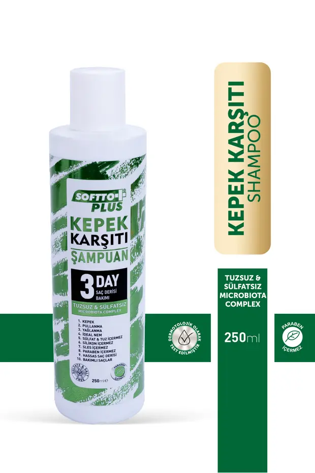 Tuzsuz & Sülfatsız Kepek Karşıtı Onarıcı Şampuanı 250 /ml