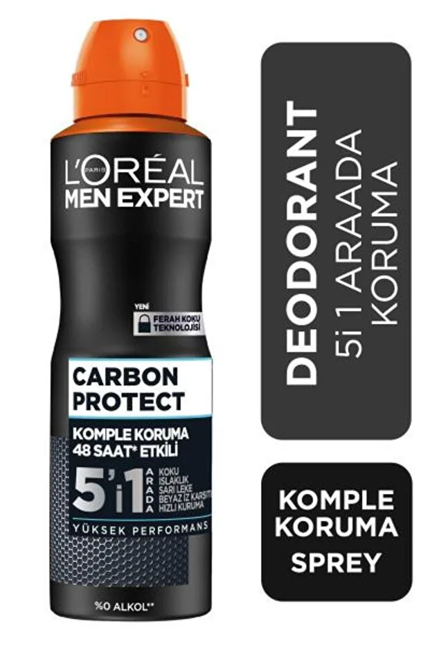 L'Oréal  MEN EXPERT CARBON PROTECT ANTI PERSPIRANT DEODORANT 150ML
