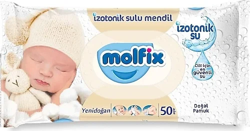 Islak Mendil & İzotonik Sulu Yenidoğan 50Lİ