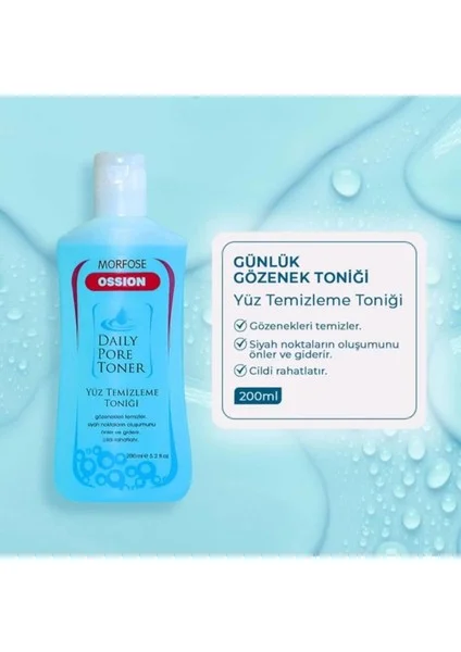 Yüz Bakim Toniği & Ossion Daily Pore Toner 200ML