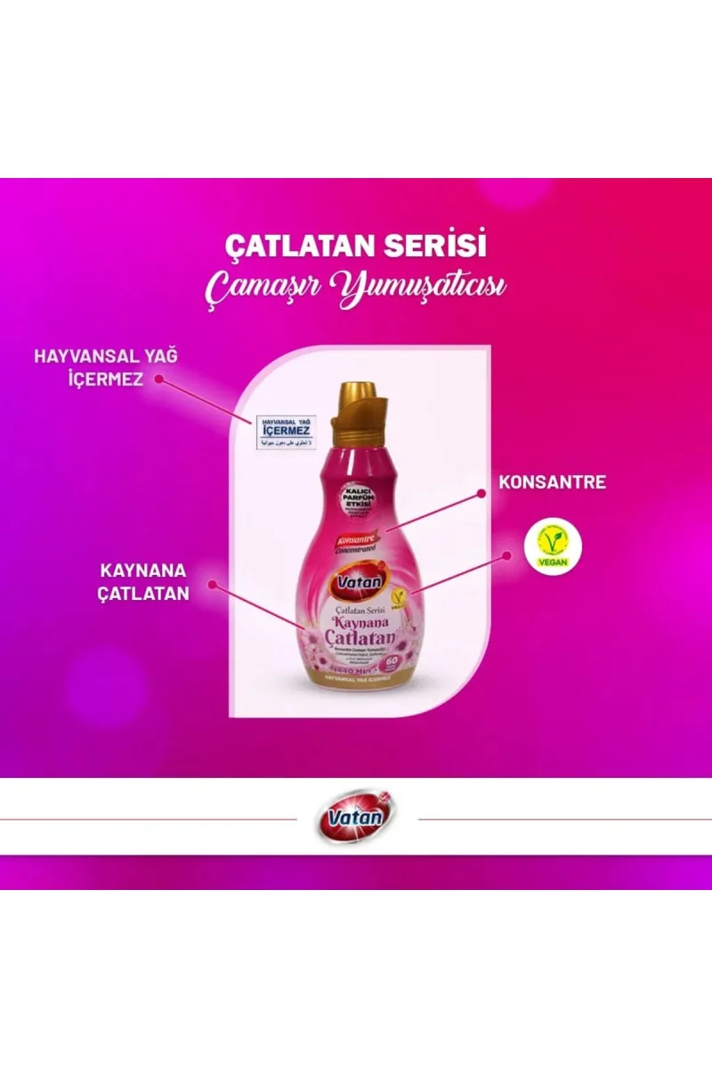 Kaynana Çatlatan Konsantre Çamaşır Yumuşatıcı 1440ml