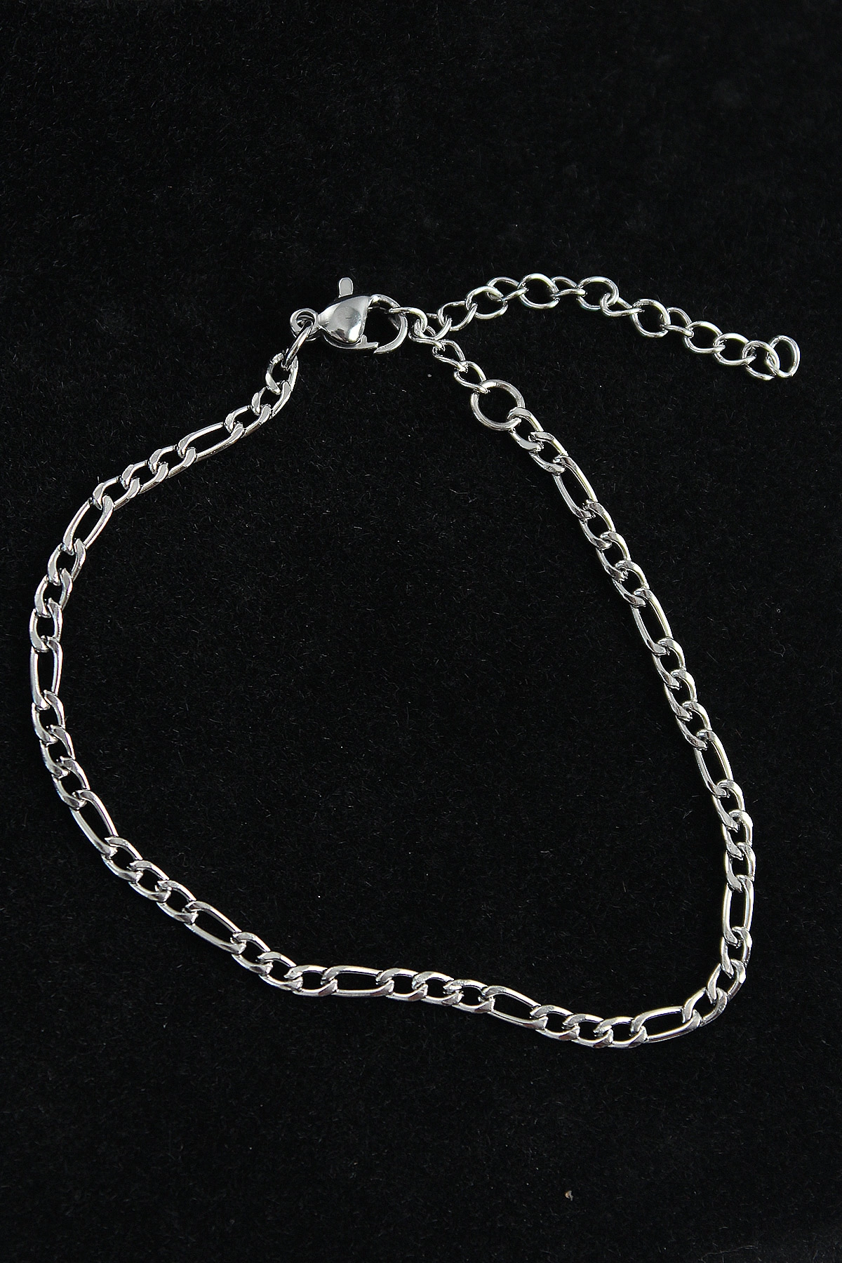 316L Çelik Figaro Model Gümüş Renk Erkek Bileklik