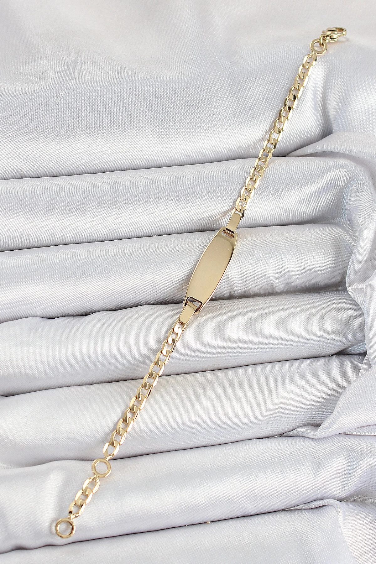 Pirinç Oval Model Gold Renk Xuping Bebek Künyesi